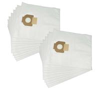 vhbw 20x sacs compatible avec Nilfisk Alto Attix 30, Attix 30-01, Attix 30-01 PC, Attix 30-11 PC aspirateur - microfibres non tissées, blanc