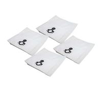 vhbw 20x Sacs remplacement pour Nilfisk 107419591, 302004000, 302004004 pour aspirateur - microfibres non tissées, 27cm x 21,5cm blanc