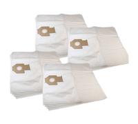 vhbw 20x Sacs compatible avec Nilfisk Attix 50-21 XC, 50-2H PC, 44-xx, 50-0H PC aspirateur - microfibre non tissée, 64cm x 58cm blanc