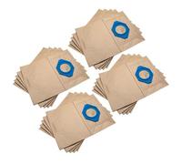 vhbw 20x Sacs compatible avec Nilfisk STANDARD90, STANDARD1010, KETEL, IVT 1000 CR, TOP1 aspirateur - papier, 31,3cm x 23,3cm marron