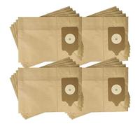 vhbw 20x Sacs compatible avec Numatic HZQ 200, Hetty HET 200-12, Hetty HET 200-A aspirateur - papier, 32,6cm x 23,25cm marron