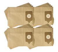 vhbw 20x Sacs compatible avec Numatic NST 220-A, NV200, NVH 180, NSP 180-A, NSR 200-A aspirateur - papier, 32,6cm x 23,25cm marron