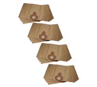 vhbw 20x Sacs compatible avec Parkside PNTS 1400 E2 IAN 275394, PNTS 1500 A1 IAN 49325 aspirateur - papier, 38,5cm x 26cm marron
