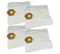 vhbw 20x Sacs compatible avec PowerPlus POWX 109, S 85, 322, 320, 3230 aspirateur - microfibre non tissée, 43cm x 41cm blanc