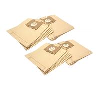vhbw 20x Sacs compatible avec Progress Diamant U 4144, U 4145, U 4146, U 4147 aspirateur - papier, 26cm x 22cm, couleur sable