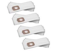 vhbw 20x Sacs compatible avec Rowenta Powerline Eco RH 7655, RH7637IA, RH7648IA aspirateur - microfibres non tissées, 30cm x 13cm, blanc