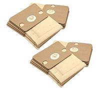vhbw 20x Sacs compatible avec Rowenta ZR 480 aspirateur - 22,5cm x 16,5cm couleur sable