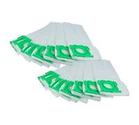 vhbw 20x Sacs compatible avec Sebo Airbelt K1 Lemon, K1 Onyx, K3, K3 ECO Comfort aspirateur - microfibres non tissées, 33,5cm x 17cm, blanc