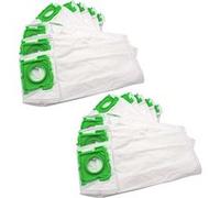 vhbw 20x Sacs compatible avec Sebo Airbelt K1 Lemon, K1 Onyx, K3, K3 ECO Comfort aspirateur - microfibres non tissées, 33,5cm x 17cm, blanc