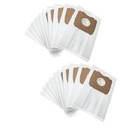 vhbw 20x Sacs compatible avec Singer Force 10, Tonic Line aspirateur - microfibres non tissées, small, 23,9cm x 15cm, blanc