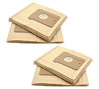 vhbw 20x Sacs compatible avec Singer Mistral 5, 2000, 3000, 4000 aspirateur - papier, 22, 25cm x 20,5cm, couleur sable