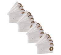 vhbw 20x Sacs compatible avec Sprintus Maximus T12 aspirateur - microfibres non tissées, 40,8cm x 22,8cm blanc