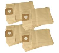vhbw 20x Sacs compatible avec Taski S 6, S 5.1, Saugaggregat 2, S5L, Samba aspirateur - papier filtre, TA 1, 40cm x 24cm marron