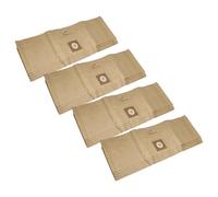 vhbw 20x sacs remplacement pour Bosch 2609256F33 pour aspirateur - papier, 85,4cm x 26.9cm, marron