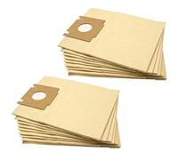 vhbw 20x Sacs compatible avec Rowenta RS 780, RS 782 TB, RS782TB, Tonixo aspirateur - papier, 23cm x 18cm, couleur sable