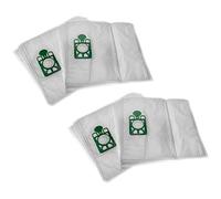 vhbw 20x Sacs remplacement pour Numatic 604015, NVM-1CH pour aspirateur - microfibre non tissée, 40cm x 41cm blanc