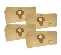 vhbw 20x Sacs remplacement pour Parkside 30250132 pour aspirateur - papier, 58,5cm x 25,4cm marron