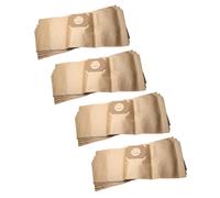 vhbw 20x sacs remplacement pour Thomas 200, 787 100, 787100 pour aspirateur - papier, 61,3cm x 24.1cm, marron