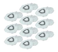 vhbw 20x Serpillères remplacement pour Vileda 152623 pour balai nettoyant - microfibre, noir/blanc