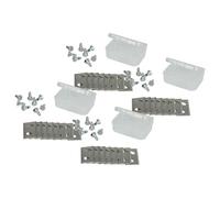 vhbw 24x Lames compatible avec Robomow RKS 1500, RKS 800, RK 4000 Pro tondeuse - Lames de rechange, argenté, acier chrome-carbone