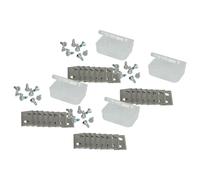 vhbw 24x Lames remplacement pour Arnold 1111-M6-1008 pour tondeuse - Lames de rechange, argenté, acier chrome-carbone