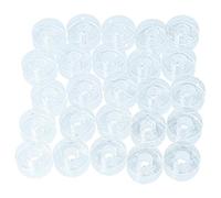 vhbw 25x Canettes compatible avec Elna machines à coudre - Lot de bobines, plastique