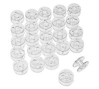 vhbw 25x Canettes universelles pour toutes les machines à coudre courantes - Lot de bobines, plastique
