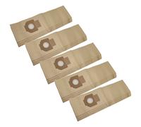 vhbw 25x Sacs compatible avec Kärcher NT 48/1, 82/1, 70/3, NT 72/2, 65/2 aspirateur - 38cm x 22cm marron