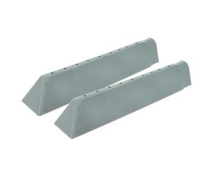 vhbw 2x Aube de tambour compatible avec Samsung WF7600, WF7602, P1471GW/XEG, P1405J, P1453GW/XEN, P1253, P1253GW/XEN, P1005J, P1205J machine à laver