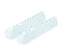 vhbw 2x Aube de tambour compatible avec Whirlpool FWF71683WE | FWF71483WE, FWF71683W, FWF71483W, FWF71483W2, FWF71251W, FWF71253W machine à laver