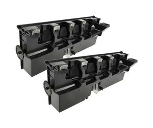 vhbw 2x Bac de récupération de toner usagé compatible avec Konica Minolta Bizhub 554, C454, C368, C364, C308, C284, C258, C224 imprimante laser