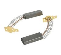 vhbw 2x Balai en charbon charbon moteur 6,3mm x 11mm x 32mm | pour aspirateur, machine à couper, etc. charbon abrasif