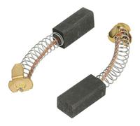 vhbw 2x Balai en charbon, charbon moteur 6mm x 8mm x 18mm pour outils électriques par ex. de AEG, AtlasCopco, Black&Decker, De