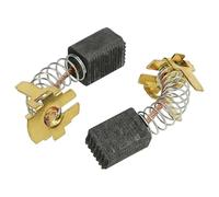 vhbw 2x balais charbon 10 x 7,5 x 6,6 mm compatible avec Hitachi DH24DVC, WH18DSC outil électrique + ressort