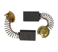 vhbw 2x balais charbon 12,6 x 7,4 x 6 mm compatible avec Hitachi Hikoki CN23, C8FSE, CJ7V, C8FSHE, CN16, CL10SA, CN16SA outil électrique + ressort