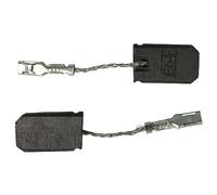 vhbw 2x Balais de charbon pour moteur compatible avec Metabo W 8-125 Quick, W 820-125, WE 14-125 meuleuse d'angle, scie sauteuse