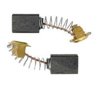 vhbw 2x balais charbon 16 x 11 x 7 mm compatible avec FERM NLE 1050 RHD, FMTC 620, FPM-1600, FAG 230, FBH 230 meuleuse d'angle + ressort