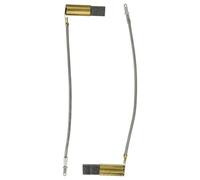 vhbw 2x balais charbon 20,3 x 7,7 x 8,8 mm compatible avec Renotool Eibenstock 0650R000 outil électrique, appareil de polissage, ponceuse + ressort