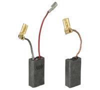 vhbw 2x balais charbon 23 x 12,3 x 6,2 mm compatible avec ITW Spit 455, 355 outil électrique, marteau piqueur