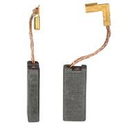 vhbw 2x balais charbon 24,5 x 10 x 4,9 mm compatible avec Festool CS 70 EB1 outil électrique, scie circulaire sur table