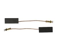 vhbw 2x Balais de charbon 28,5 x 11 x 6mm compatible avec Hitachi/Hikoki RNT1200, RNT1225, RNT1225M, RNT1250 aspirateur à vibration mouillé/sec