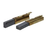 vhbw 2x balais charbon 32 x 10,95 x 6,1 mm compatible avec Nilfisk / Alto SQ 550-1M - 3M, 550-01 aspirateur industriel, cireuse à aspiration, noir