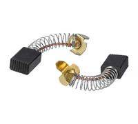 vhbw 2x balais charbon 6,0 x 9,95 x 15 mm compatible avec Festool DR 20 E, RG 130 E meuleuse d'angle, perceuse, ponceuse + ressort