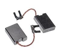 vhbw 2x balais charbon 6,3 x 15 x 22 mm compatible avec Bosch PWS 1600 (0 603 257 932), PWS 1800 (0 603 257 003) outil électrique