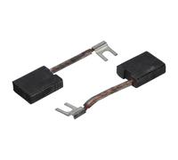 vhbw 2x balais charbon 6,3 x 16 x 20 mm remplace Black & Decker ASEIN, 908752, 1234, 934623 pour outil électrique