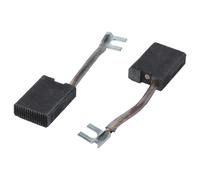 vhbw 2x balais charbon 6,3 x 16 x 22,5 mm compatible avec Bosch PWS 1600, 1800 scie circulaire, meuleuse d'angle