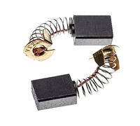 vhbw 2x balais charbon 6,5 x 13,5 x 17 mm compatible avec Makita HR 5000, 3850, 3850 B, 5000 K, 4500 C, 3850 K outil électrique, avec ressort 22 mm