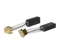 vhbw 2x balais charbon 6 x 9 x 20 mm compatible avec Singer 20 U 309 | 112C, 109C, 112, 109 machine à coudre , noir