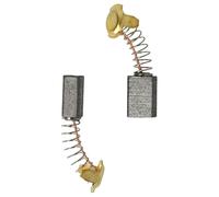 vhbw 2x balais charbon 7 x 11 x 17 mm compatible avec Hitachi CS35B, DUPN2, CS28B, CS350A, C9, CS280A, C7YAK, C8, C7SB2, C7YAH scooter + ressort