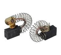 vhbw 2x balais charbon avec support 6,3 x 10 x 14 mm compatible avec Protool/Festool RG 130 E outil électrique + ressort